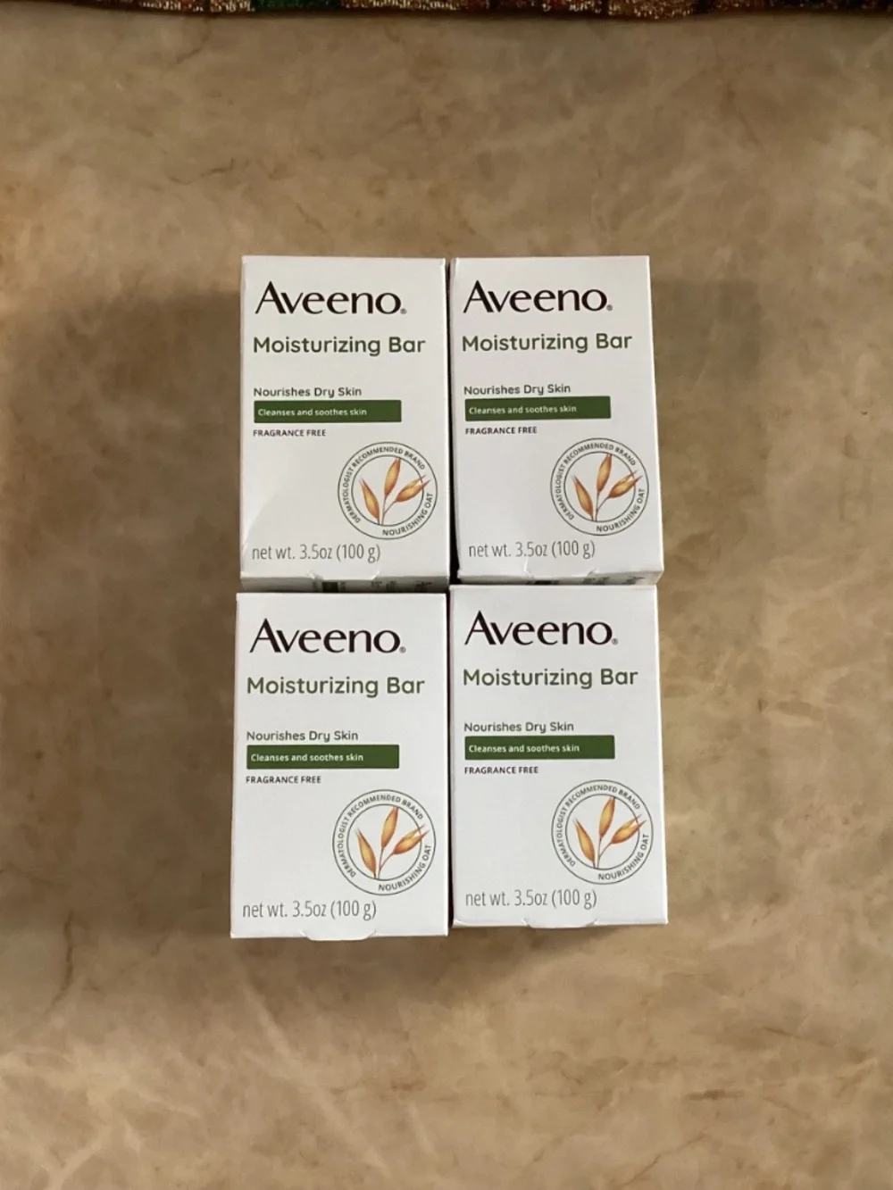 Aveeno Moisturizing Bar Bundle 3.5 oz each  NEW